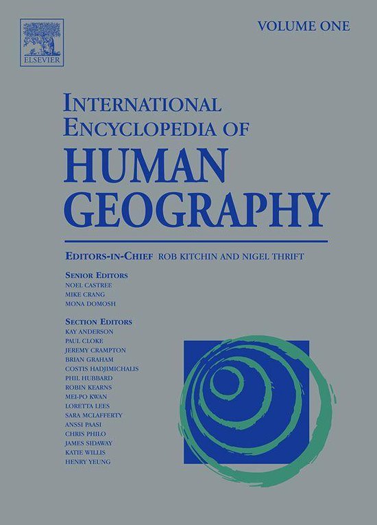 International Encyclopedia of Human Geography (ebook), Rob Kitchin
