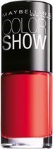 Maybelline Color Show 349 Power Red nagellak Rood