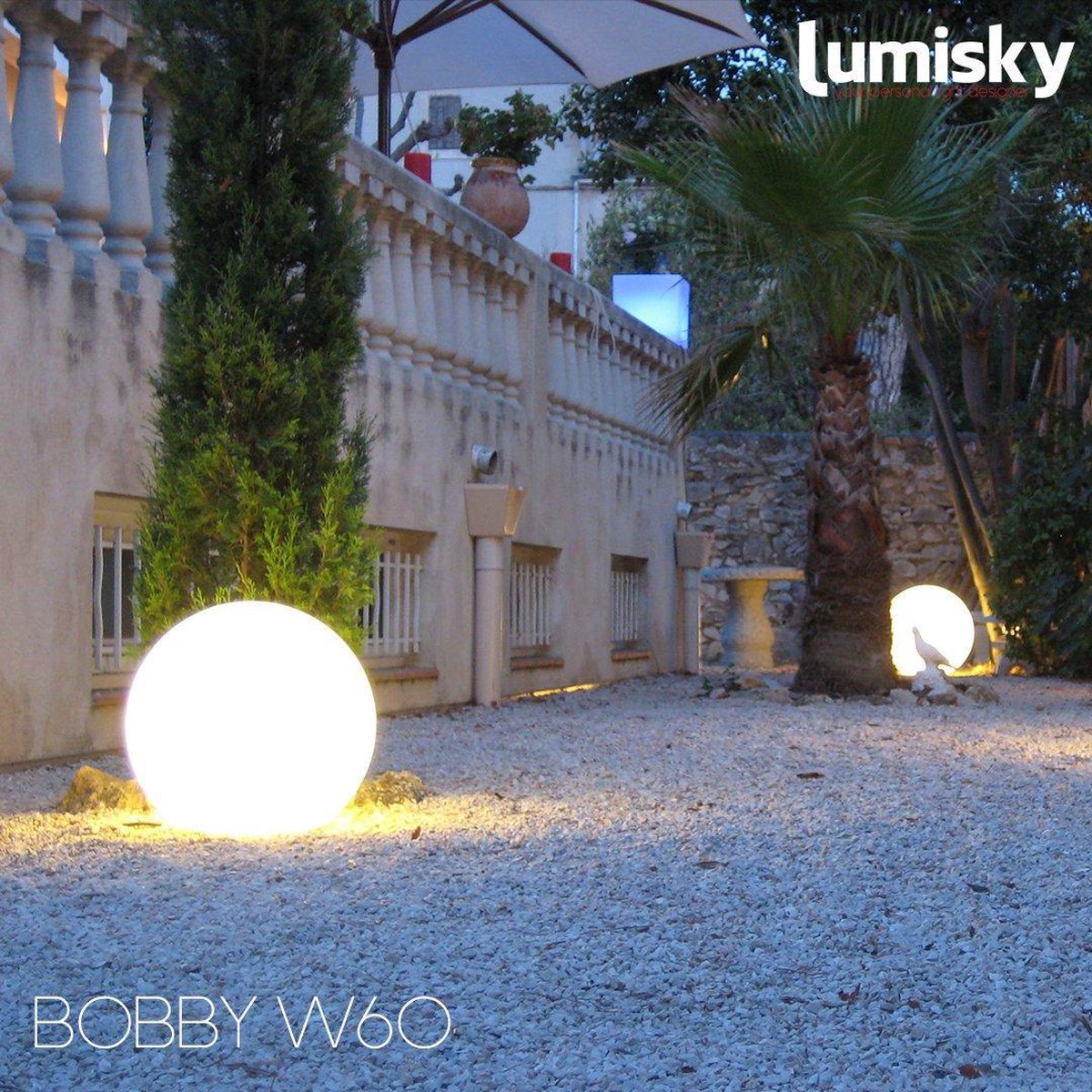 Lumisky - Bobby W60 - E27 spaarlamp - Ø60 cm | bol.com