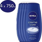 NIVEA Douchecrème XXL - Crème Care  - Voordeelverpakking 4 x 750 ml