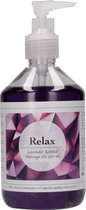 Pharmquests Relax Lavendel Geur Massage Olie voor Lichaamsmassages - 500 ml