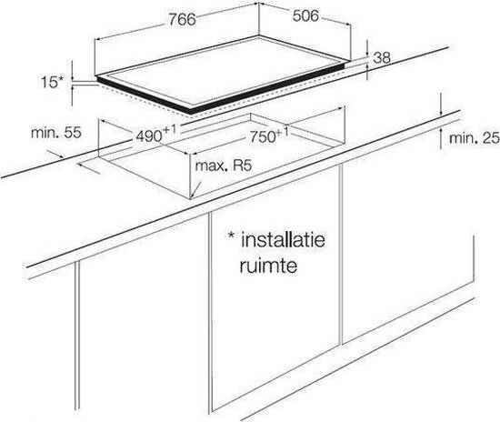 Zanussi Kookplaat ZVT860X | bol