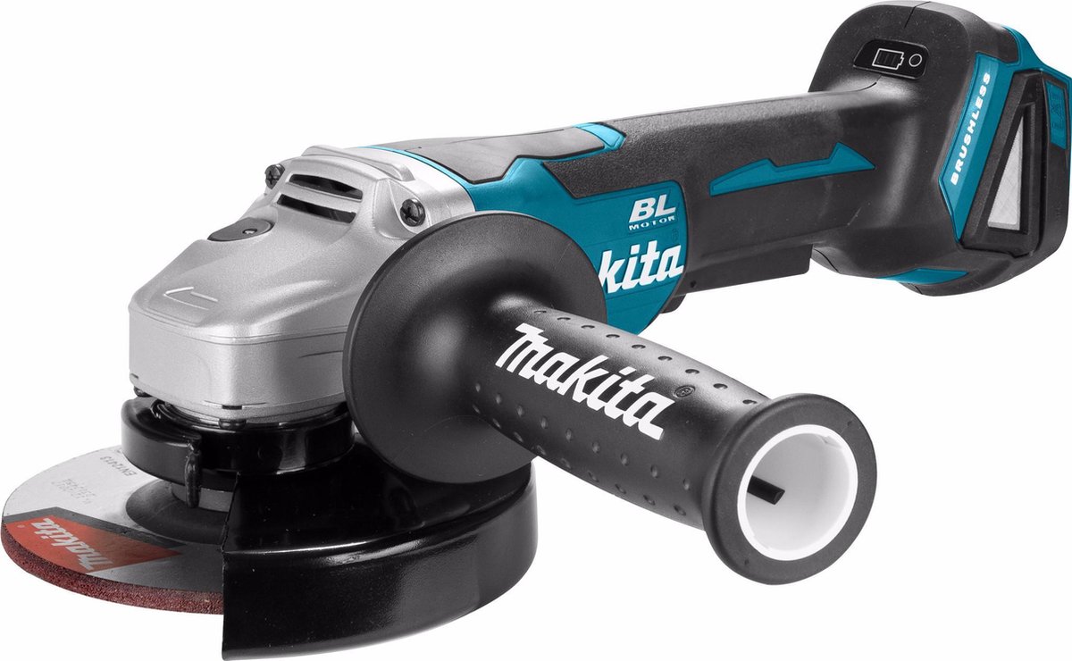 Makita DGA505ZJ Accu Haakse Slijper 125mm 18V Basic Body in Mbox