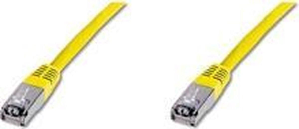 Digitus Patch Cable, SSTP/PIMF, CAT 6, AWG 26 7.0m netwerkkabel 7 m Geel