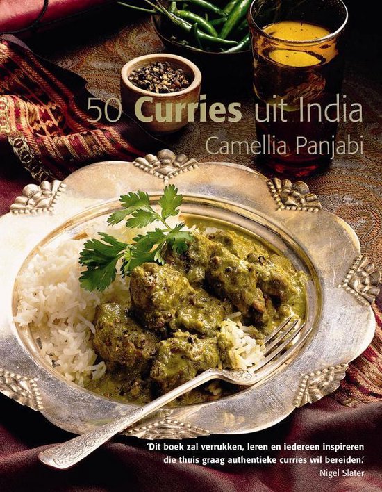 Cover van het boek '50 Curries uit India' van C. Panjabi