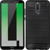 MP Case Zwart TPU-Case Hybride Design voor Huawei Mate 10 Lite -  back cover