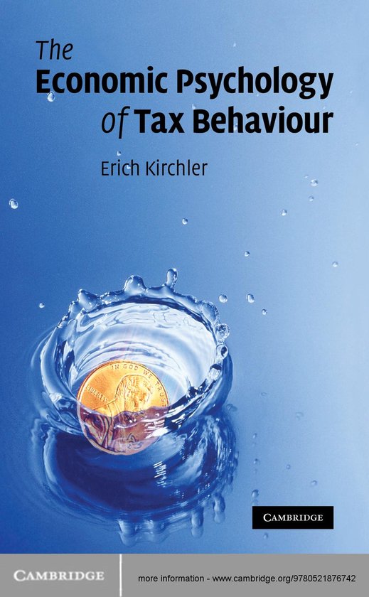 The Economic Psychology of Tax Behaviour - cover
