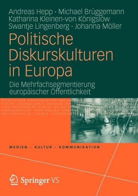 Politische Diskurskulturen in Europa - cover