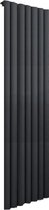 Design radiator verticaal aluminium mat antraciet 180x48,5cm2359 watt- Eastbrook Burford