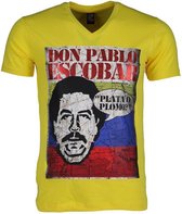 T-shirt - Don Pablo Escobar - Geel