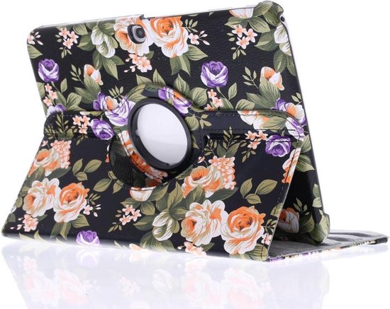 venijn maag Haarzelf 360°/ draaibare bloemen design tablethoes - Samsung Galaxy Tab 3 10.1 |  bol.com