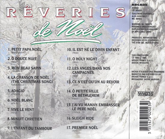 Reveries De Noel Panflute Starinc Cd Album Muziek Bol Com