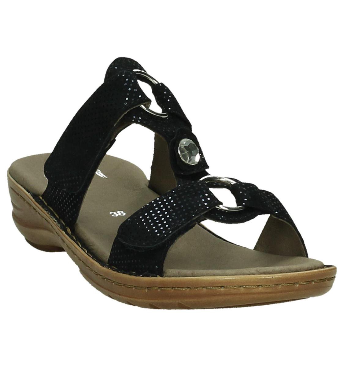 type beet Varken Ara - 27273 Hawaii - Comfort slippers - Dames - Maat 36 - Blauw - 25  -Midnight Puntiki | bol.com