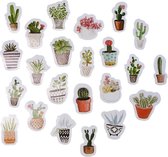 Set van 45 stickers - Cactus