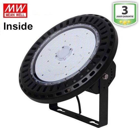 LED Highbay UFO 150W Pro Koel Wit, MeanWell Inside