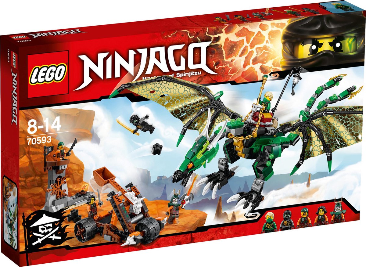LEGO NINJAGO De Groene NRG Draak - 70593 | bol.com