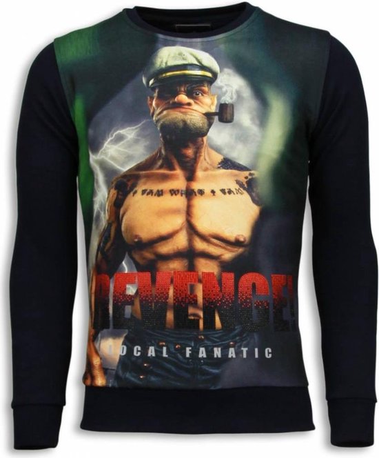 Popeye Revenge - Sweater - Navy