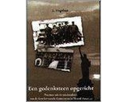 Een gedenksteen opgericht