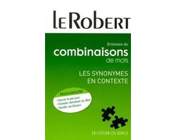 Omslag van Dict. Combinaisons De Mots - Synonymes En Contexte