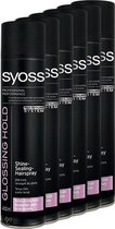 Syoss Shine-Hairspray Shine&Hold - 6 st - voordeelverpakking