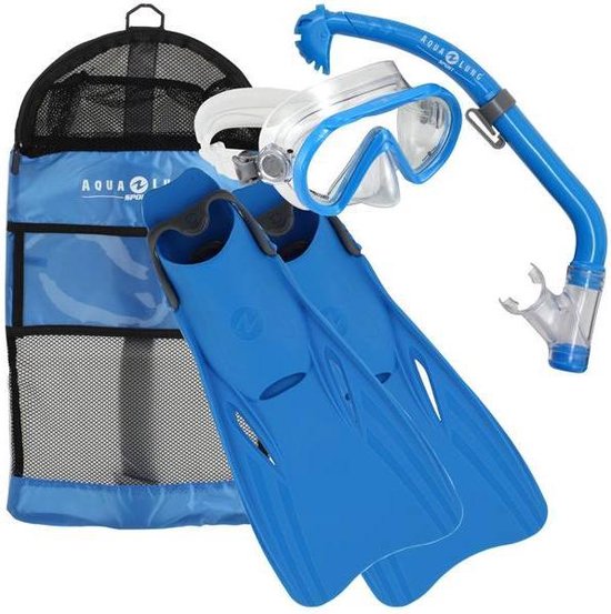 Aqua Lung Sport Santa Cruz Kids - Snorkelset - L/XL (32-37) - Blauw