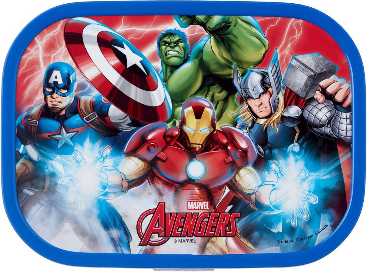 jaloezie pop Met pensioen gaan Lunchbox Avengers Mepal | bol.com