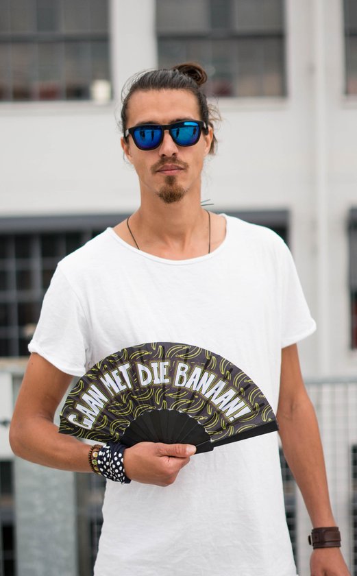 Festival waaier - handwaaier - spaanse waaier - Gaan met die banaan!