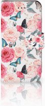 Bookcase iPhone SE (2020/2022) | 7 | 8 Hoesje Butterfly Roses