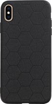 iPhone XS Max Hexagon Hard case Zwart