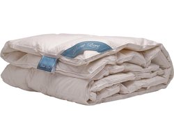 Duvet Doré Platinum - Ducky Dons - 100% Dons - Dekbed - Enkel dekbed - - Warmteklasse 2 - Winter dekbed - 1160 grams - Lits-jumeaux - 240 x 220 cm - Wit