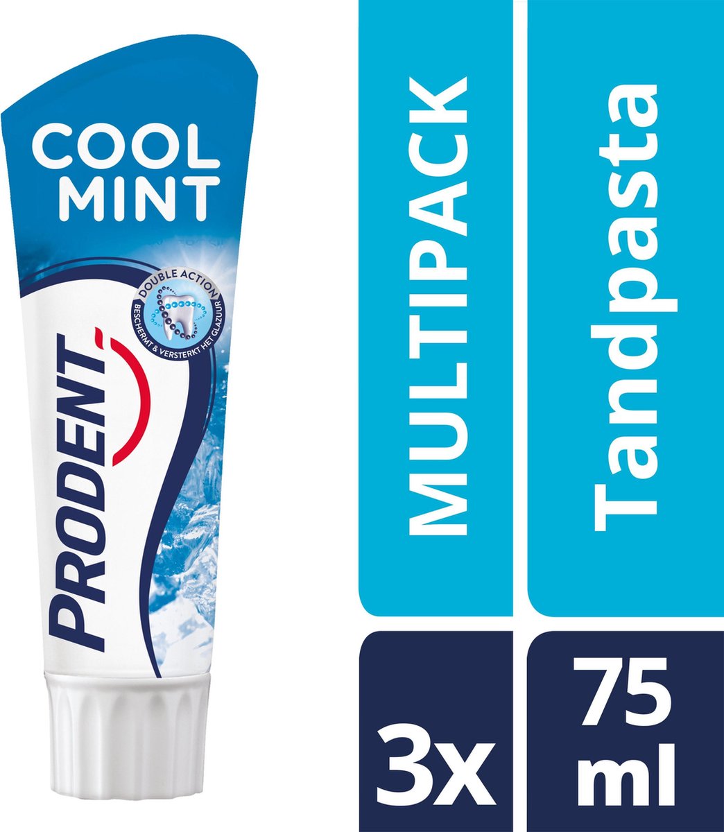 Prodent Coolmint- 75 ml - Tandpasta - 3 stuks - Voordeelverpakking