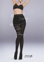 Penti Siluet Opaque Shaping Panty 50 Denier - ZWART - Maat L