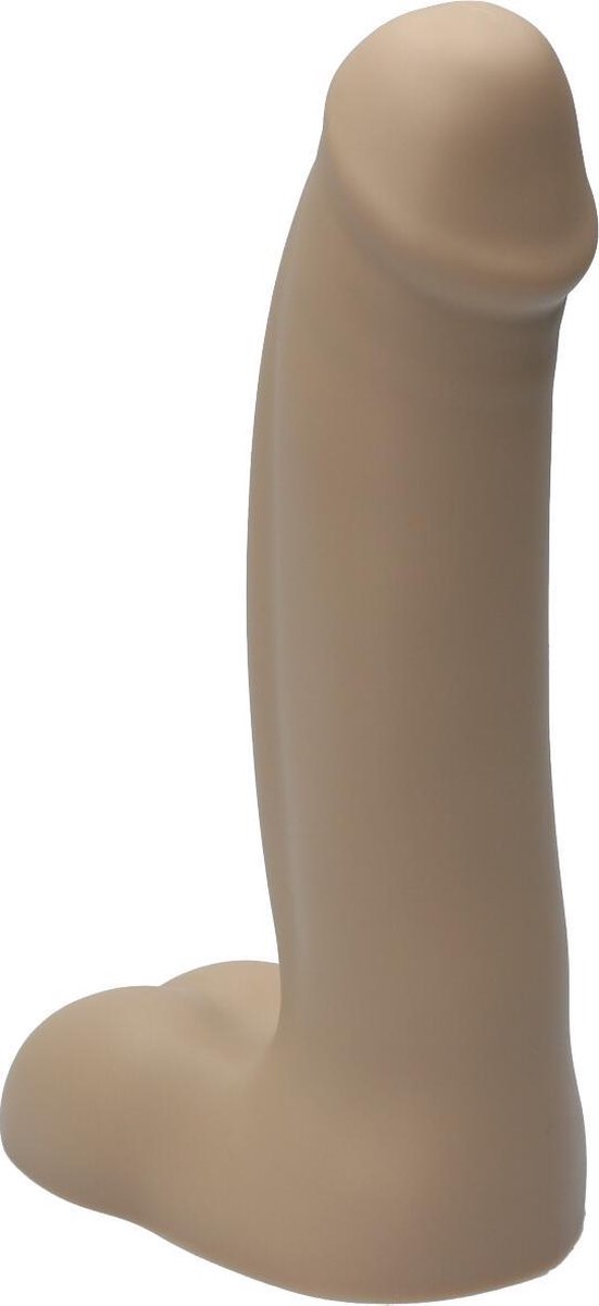 Goedkoopste Ylva & Dite - Helios - XL Siliconen dildo met balzak - Made in Holland - beige Skin