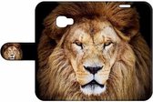 Coque Téléphone Samsung Galaxy Xcover 4 | Xcover 4s Housse en Cuir Etui de Protection pour Lion
