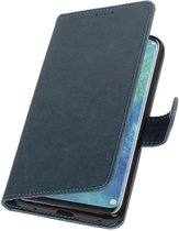 Blauw Pull-Up Booktype Hoesje voor Huawei Mate 20 Pro