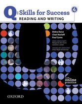 Q: Skills for Success- Reading and Writing 4 student book +