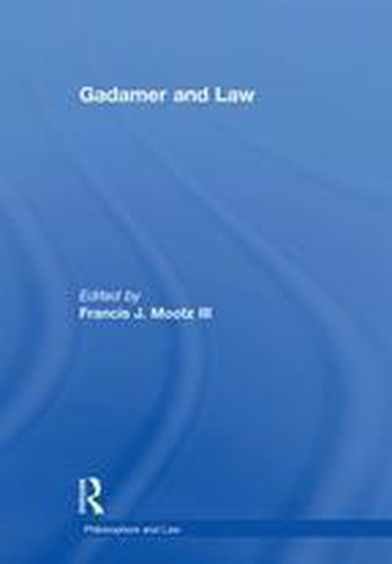 Omslag van Gadamer and Law
