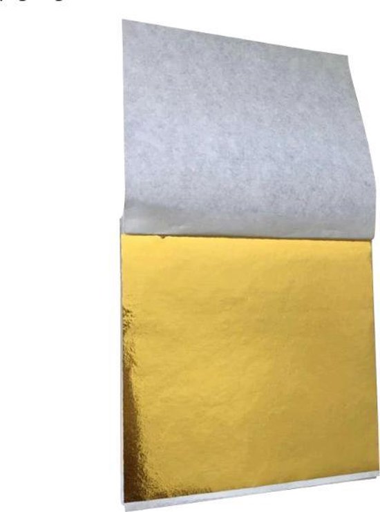 Uitgraving auteur hardwerkend Imitatie Bladgoud - Bladmetaal - 100 vellen! - Gold Leaf - 9 x 9 cm Set -  Imitatie... | bol.com