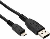 Micro USB kabel - metaal ROOD