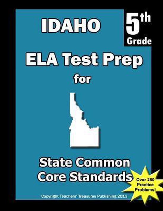 Idaho 5th Grade Ela Test Prep - cover