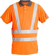 F. Engel 9051-41 EN 20471 Poloshirt Oranje maat M