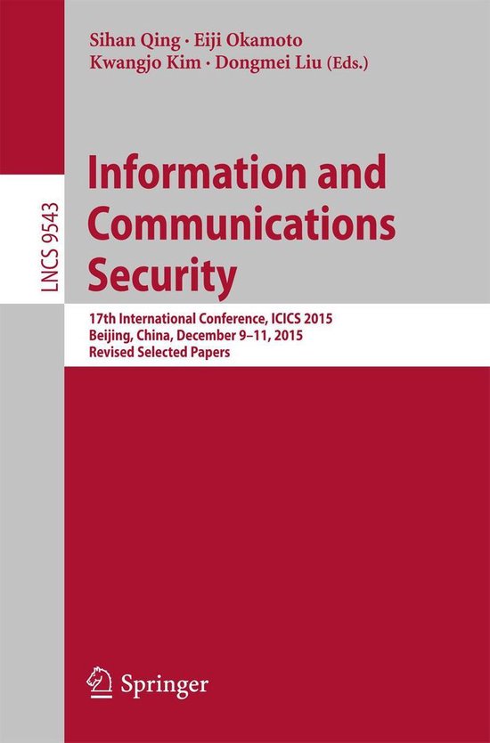 Springer Nature Proceedings Computer Science - Information a ... - cover