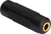 3,5 mm audiokoppelstuk 3,5 mm female - female 1 stuk grijs