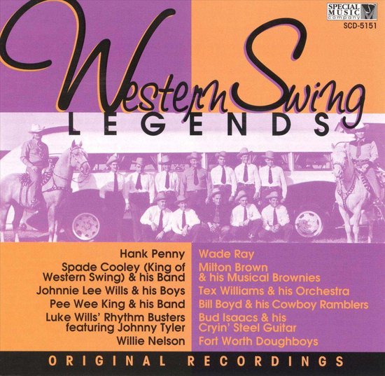 Western Swing Legends, Johnny Tyler CD (album) Muziek