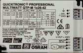 Osram Quicktronic CFL voorschakelapparaat elektronisch 4008321537089
