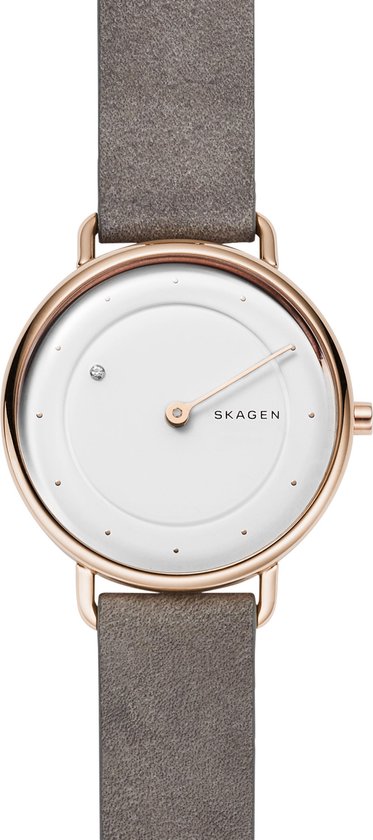Skagen Dames Horloge Horizont SKW2739 - Ø 36 mm Leer Mineraalglas | bol.com