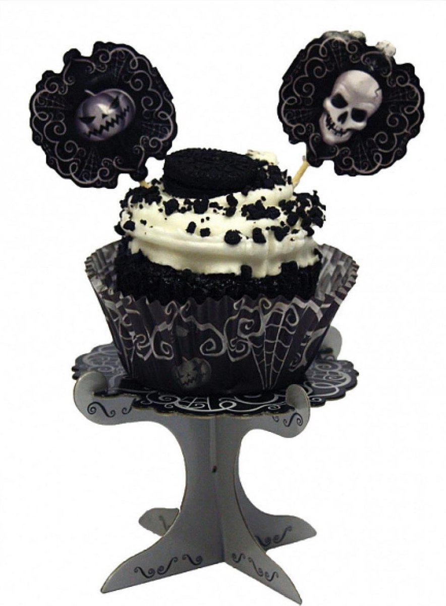 Halloween cupcake houder - Feestdecoratievoorwerp