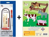 Pebaro Figuurzaagset met Boerderij Thema Houtplaten A040004