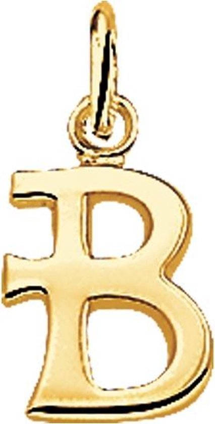 The Jewelry Collection Hanger Letter B - Goud