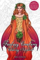 Fantasy Creatures Colouring Notebook